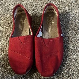 Toms Red Women's Flats